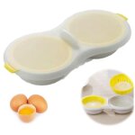 Pocheuse � ?ufs au micro - ondes - au micro - ondes - double tasse - plastique pp - s�r et pratique - ...