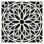 Pochoir mandala 30x30x0. 2 cm