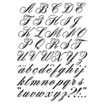 Pochoir alphabet 297x42 cm