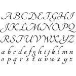 Pochoir a4 - artemio - alphabet - plastique souple - 21 cm x 29. 7 cm - mixte