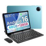 Pockam p10 tablette tactile android 16 tablette avec clavier 10. 1 pouces 7000mah 48gbrom + 128gbram ...