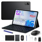 Pockam p12 android 1612 tablette avec clavier2. 4k 120hz 10000mah 48go + 128go gemini aitablette tactile ...
