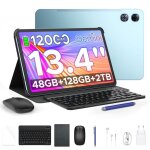 Tablette tactile 13. 4 pouces 2. 4k pockam p13 android 16 tablette avec clavier 12000mah 48go + 128go ...