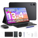 Tablette tactile 13. 4 pouces 2. 4k pockam p13 android 16 tablette avec clavier 12000mah 48go + 128go ...