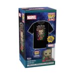 Pack de produits - funko - holiday groot - t - shirt taille xl - figurine pocket pop! - exclusif marvel ...