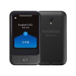 Pocketalk s noir - traducteur crit et oral universel de poche