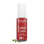 Vernis  ongles rouge allure poderm - formule enrichie en tea tree silicium et biotin - swiss made