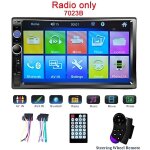 Podofo universel 2 din voiture lecteur multimdia autoradio 2din autoradio 7 cran tactile vido mp5 ...