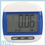 Podom�tre de marche avec compteur de distance de calories avec grand �cran lcd pour personnes �g�es et ...