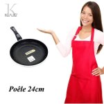 Po�le 24cm - klaus - ind�formable - 100% antiadh�sif - compatible induction - pierre c�ramique