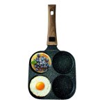 Po�le 4 compartiments l�gende � manche amovible - rev�tement c�ramique sans pfas - compatible tous feux ...