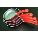 Pole anti - adhsive et cologique 18 22 24 26 et 28cm - tous feux dont induction - lot de 5