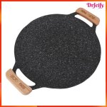 Po�le � barbecue ronde - akozon - ronde - rev�tement antiadh�sif - alliage daluminium - portable camping ...