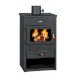 Po�le � bois chemin�e chauffage au bois prity k1 - 9. 5 kw