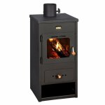 Po�le � bois chemin�e chauffage au bois prity optima - 9. 5 kw