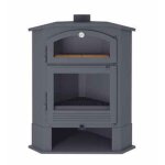 Po�le � bois dangle fm en acier 14kw avec four