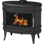 Pole  bois en fonte invicta mandor - puissance optimale: 12 kw - max: 18kw - bches 33 cm max - fabriqu ...