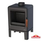 Po�le � bois lira �tanche en fonte 5kw -