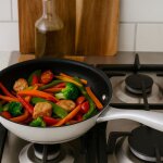 Pole - cosy & trendy - classic - acier inoxydable - 24 cm - anti - adhsive - tous feux dont induction ...