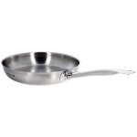 Pole  frire - de buyer - 24 cm - acier inox 18 / 10 - compatible tous feux - design sobre