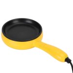 Pole  frire - fydun - mini pancake omelette - 350w - anti - adhsif - jaune