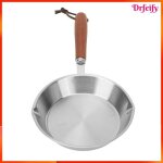 Po�le � frire - akozon - 12 cm (47 pouces) - inox - poign�e bois massif - tous feux (induction)
