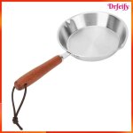 Po�le � frire - akozon - 16 cm - acier inoxydable - poign�e bois massif - compatible induction