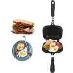 Po�le � frire double facepo�le � frire multifonction sandwich grille - pain fabricant de petit d�jeuner ...