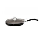 Poêle grill - berlingerhaus - bh - 6130 - fonte forgée - revêtement granit - 28 cm Poêle grill - berlingerhaus - bh - 6130 - fonte forgée - revêtement granit - 28 cm