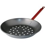 Pole - manche long. 21cm - diam. 28cm - acier - gris