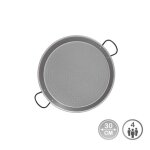 Poêle À paella en acier poli pour plaque À induction et vitrocéramique Ø30cm (4 personnes). vaello Poêle À paella en acier poli pour plaque À induction et vitrocéramique Ø30cm (4 personnes). vaello