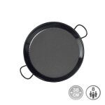 Poêle à paella - edm - Ø38cm - acier émaillé - 8 personnes - tous feux compatibles Poêle à paella - edm - Ø38cm - acier émaillé - 8 personnes - tous feux compatibles