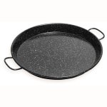 Po�le � paella valencienne �maill�e 65cm acier �maill� antiadh�sif 22 portions briebe pan65 noir