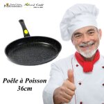 Pole  poisson 36cm ovale espace cuisine professionnel