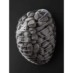 Poêle de sauna huum drop (45 kw) - huum oü - gris - design en forme de goutte Poêle de sauna huum drop (45 kw) - huum oü - gris - design en forme de goutte
