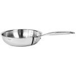 Poêle - cristel - castel pro - 28 cm - inox 18 / 10 - poignée fixe Poêle - cristel - castel pro - 28 cm - inox 18 / 10 - poignée fixe