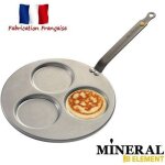 Pole triblinis minral b elment -  27 cm - gris - tous feux dont induction