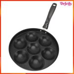 Po�le � ?ufs - akozon - 7 trous - rev�tement pierre maifan - �26 cm - poign�e amovible