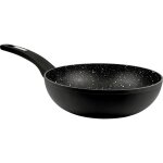 Po�le wok avec surface en marbre marburg 24 cm