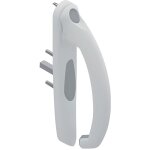 Poigne 20 intrieur 5531 la croisee ds - profil 35  53mm - blanc 9016 - gauche - ds5531 - g086