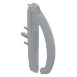 Poign�e 20� int�rieur 5531 la croisee ds - profil 35 � 53mm - gris inox claro - droite - ds5531 - d870 ...