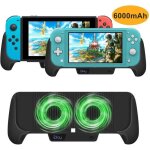 Poigne de chargeur pour nintendo switch lite intgr batterie de recharge 6000mah ventilateurs de refroidisse ...