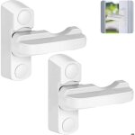 Poign�e fen�tre bloqu�e mlbq aluminium 2pcs verrou s�curit� enfant installation facile pour portes placards ...