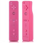 Poigne de jeu contrleur de jeu manette de jeu avec poigne analogique pour nintendo wiiu / wii console(rose) ...