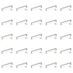 Poignées pour meubles - emuca - fuji - l135mm - entraxe 128mm - zamak - nickel satiné Poignées pour meubles - emuca - fuji - l135mm - entraxe 128mm - zamak - nickel satiné