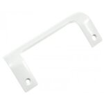 Poignée de porte blanche pour réfrigérateur brandt as0042041 sl33750x sl33750x1 Poignée de porte blanche pour réfrigérateur brandt as0042041 sl33750x sl33750x1