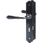 Poignée de porte - brionne - vienne - grisé blanc - clé l - 195 mm Poignée de porte - brionne - vienne - grisé blanc - clé l - 195 mm