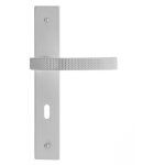 Poign�e de porte elona blanche cl� 126211