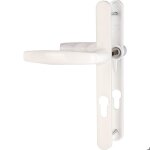 Poign�e de porte fen�tre - atlanta - hoppe et cie - blanc signalisation - cl� i - 195 mm