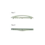 Poigne de porte de four - indesit - id117538 - blanc - accessoires - type: poigne